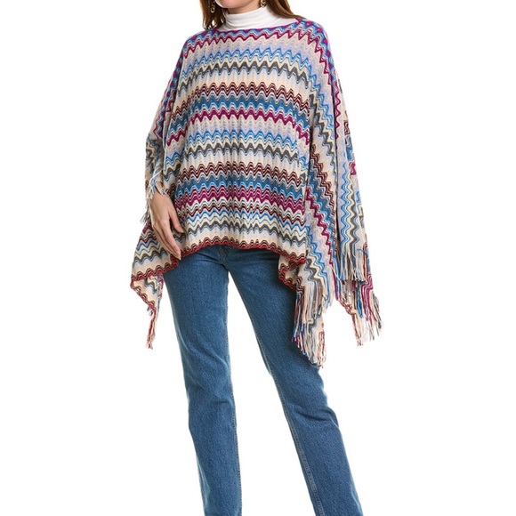 Missoni Vibrant Zigzag Poncho